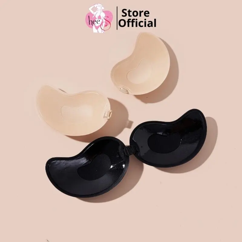 Áo Dán Nâng Ngực Cài Trước Tạo Khe Gợi Cảm HEES - 0011 Bra Nữ Women  Tua Rua Top mieng  dan 1