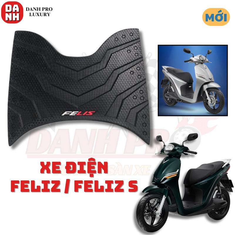 Thảm xe feliz, feliz S, thảm xe điện, thảm lót chân, thảm cao su feliz, feliz S [chính hãng]
