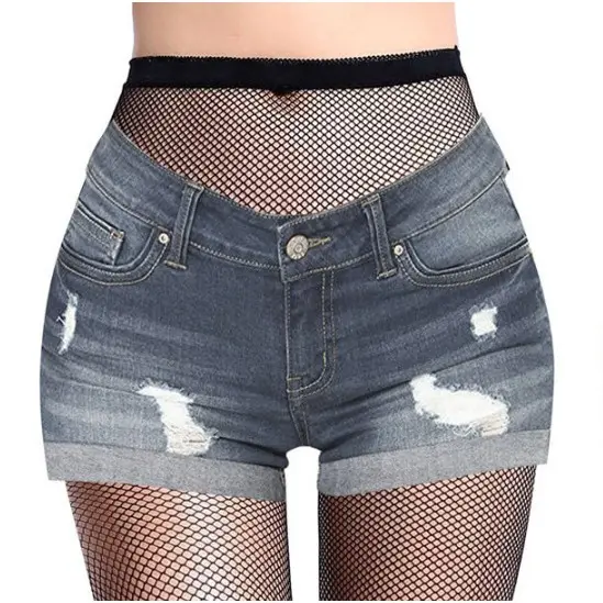 STF velvet net fishnet stocking jala jaring sedang medium net pantyhose 6