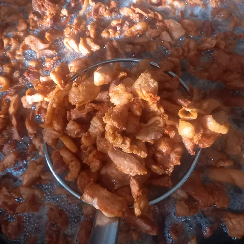 Bánh tóp mỡ ba rọi giòn 350gr Ăn vặt thức ăn nhẹ khô 3