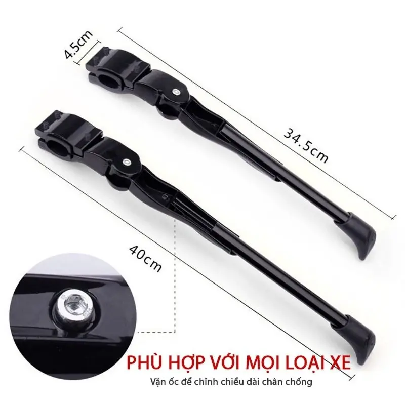 Chân chống xe đạp thể thao thay đổi được kích thước phù hợp với mọi dòng xe đạp Nam Gắn Xe Đạp Sports Đạp Xe Đạp Cao Su 3