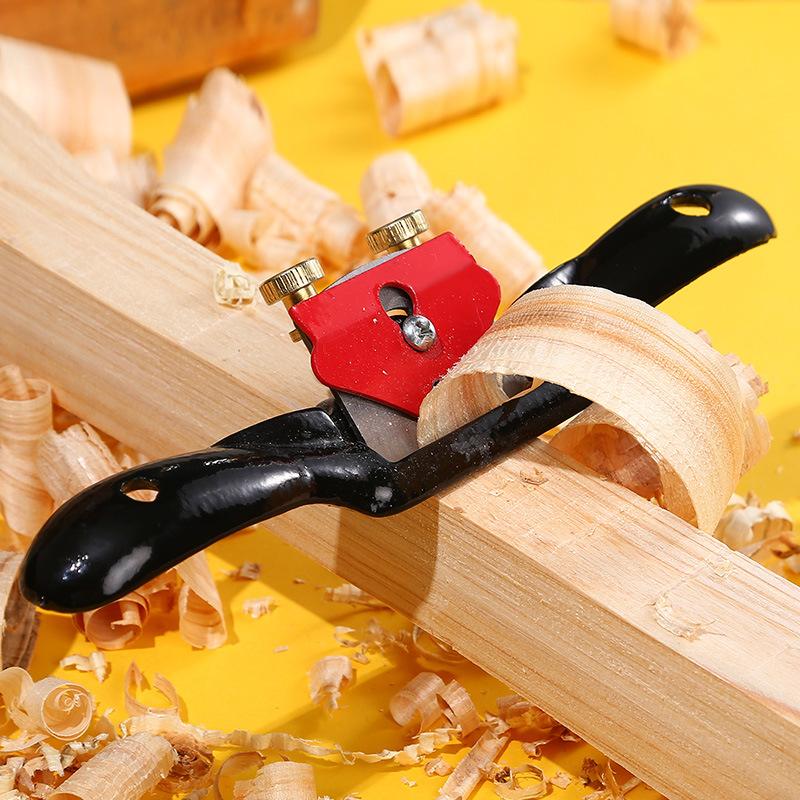 Bào Gỗ Đỏ Đen Lưỡi Thép Cầm Tay Mini 2