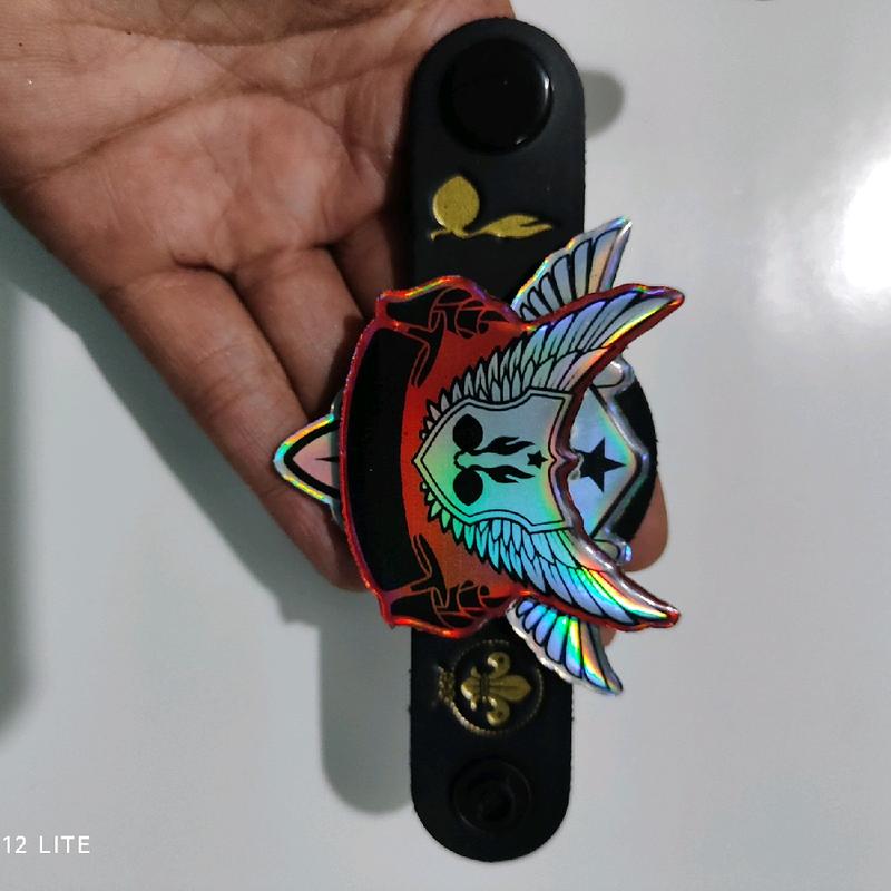 Ring kacu pramuka supernova holgram dobel akrilik  pengikat clips dasi pramuka Bros 3