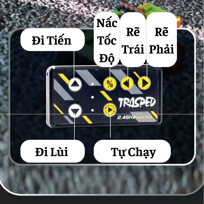 Xe Bán Tải Địa Hình Mini Tỉ Lệ 1:64, Không Bị Trùng Sóng, Có Giảm Sóc 4 Bánh, Khung Vỏ Hợp Kim Chắc Chắn, Có Đèn Trước Đèn Sau Đèn Gầm Với 3 Nấc Tốc Độ, Leo Dốc Cực Khỏe 6