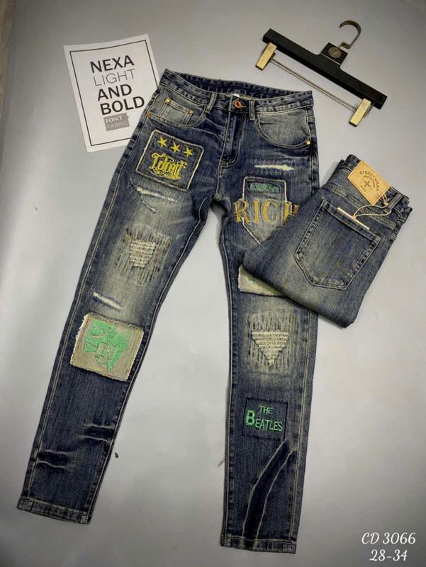  Quần Jean Vá Phá Cách Quảng Châu Cao Cấp 3066 