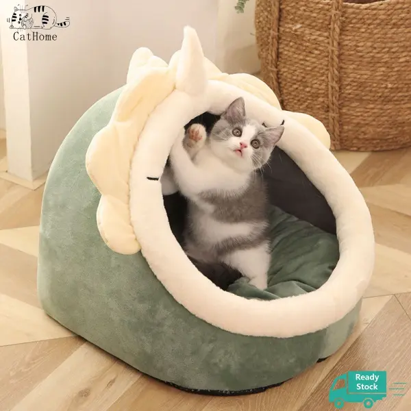 Giường Cho Mèo, Có Thể Tháo Rời Và Giặt Được, Nhà Cho Mèo, Ấm Áp Và Thoải Mái, Thích Hợp Cho Thú Cưng, Giường Cho Chó, Tổ Thú Cưng giường ngủ  của chó size king