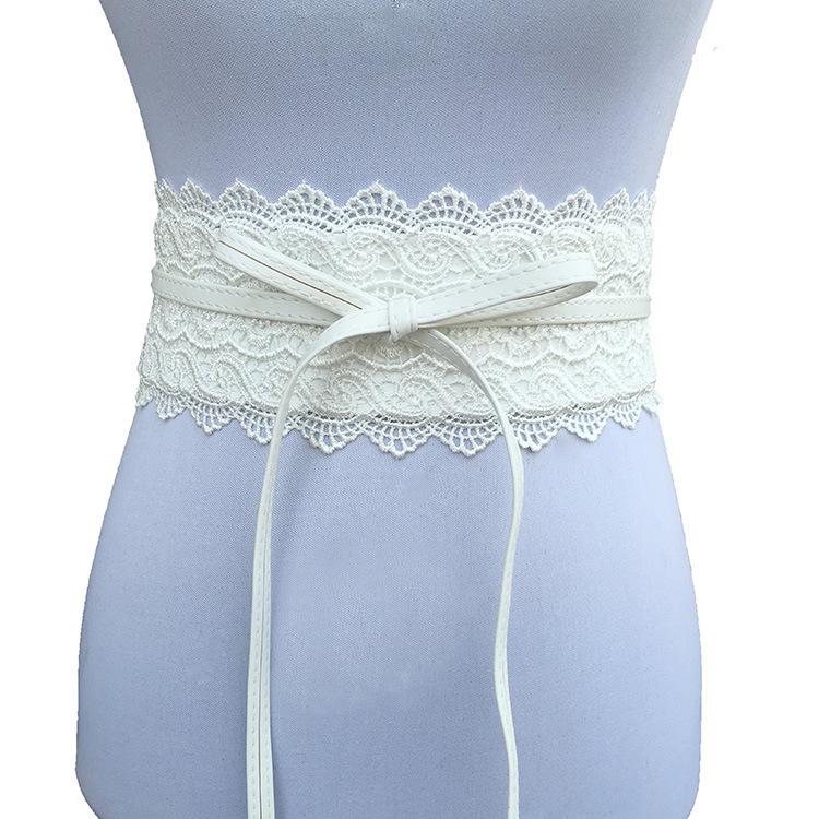 Product Introduction of Thắt Lưng Rộng Eo, Ren Siêu Rộng, Thắt Lưng Ngọt Ngào, Dành Cho Nữ, Phong Cách Âu Mỹ Thắt Lưng Đồ Trang Trí, Thích Hợp Cho Váy, Bán Buôn Có Sẵn ren đeo đùi Titan 23