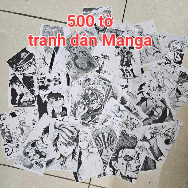Chất Lượng Tốt Với 500 Tờ truyện Tranh Dán Tường Anime Manga Decor Phòng Decal Hình Dán Trang Trí Poster anime Mangawall Decor Tường phòng bếp poster one piece giấy dán bàn học Tết Phòng Khách