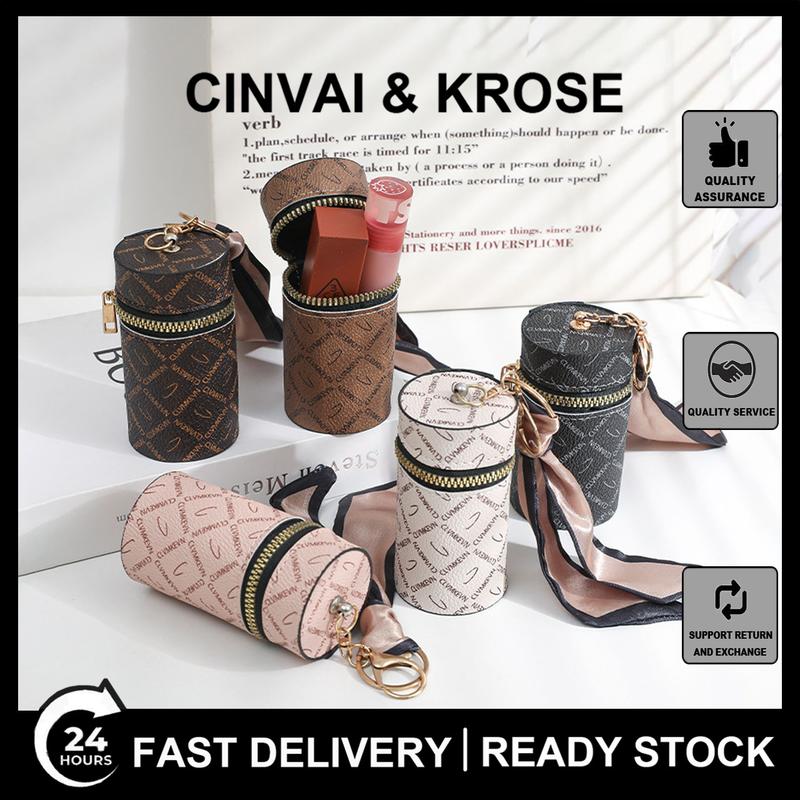 SHABILI Túi Xách, Ví Mini Nữ, Có Ngăn Đựng Chìa Khóa, Túi Đựng Son Môi, Mặt Dây Chuyền Túi, Túi Đựng Tiền Lẻ, Túi Có Khóa Kéo, Thiết Kế Bucket Lụa Thời Trang Mới