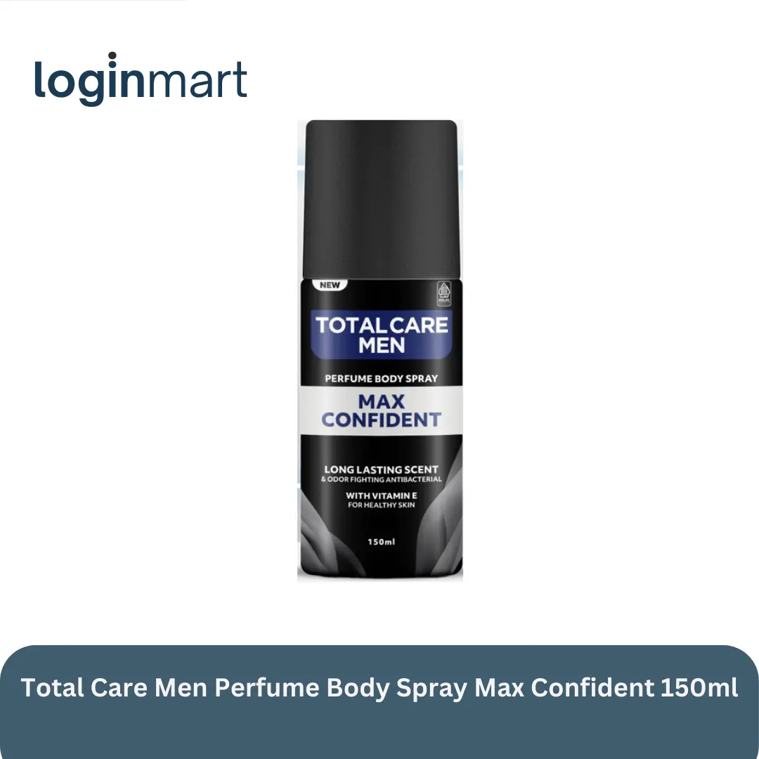 Total Care Men Perfume Body Spray Max Confident 150ml - Shop | Tokopedia