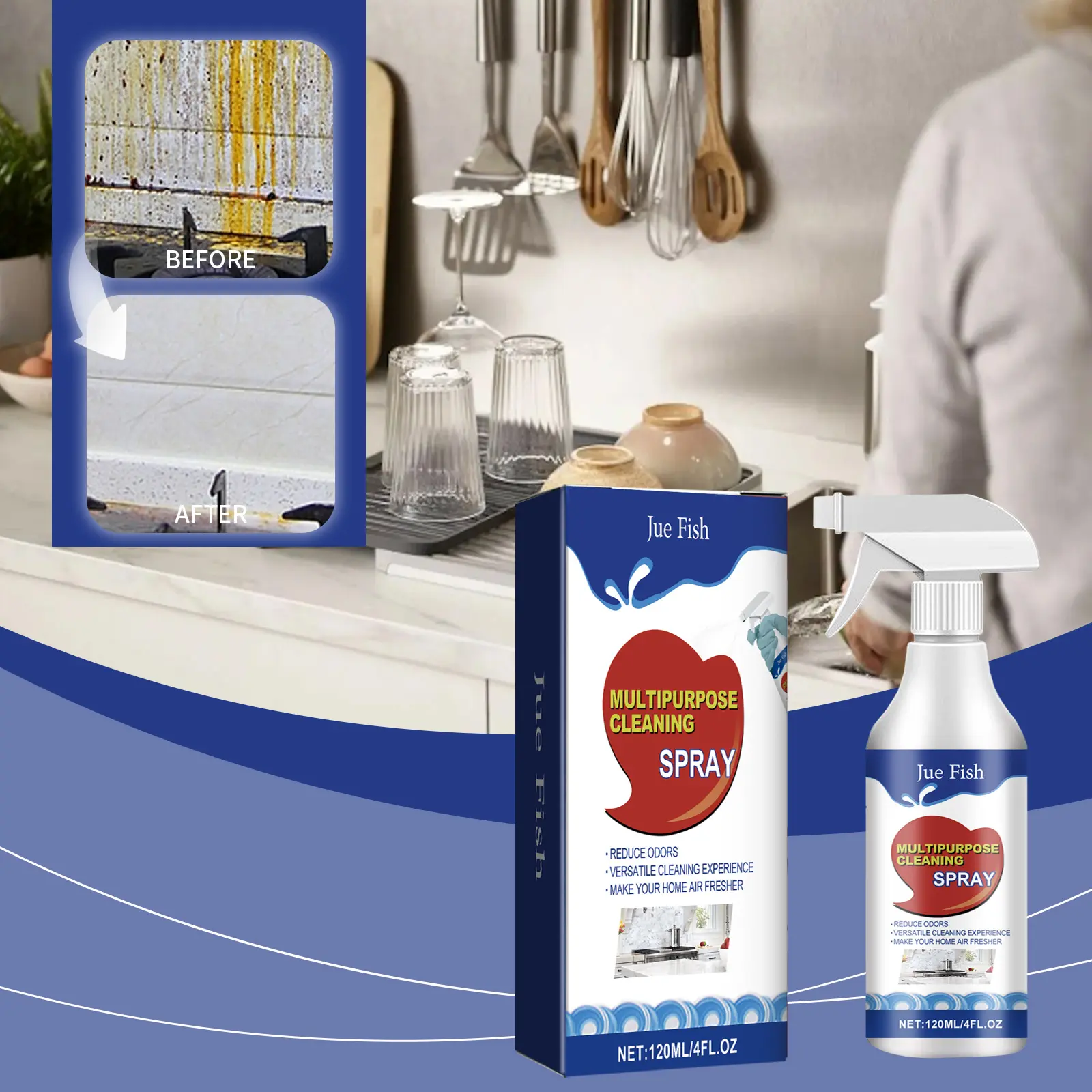 Multipurpose Cleaning Spray、Kitchen Cleaning Spray、All Purpose Cleaning Spray