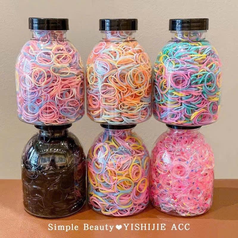 com bo 2 Hộp Thun Cột Tóc RC0660 - Giao Đủ Mẫu