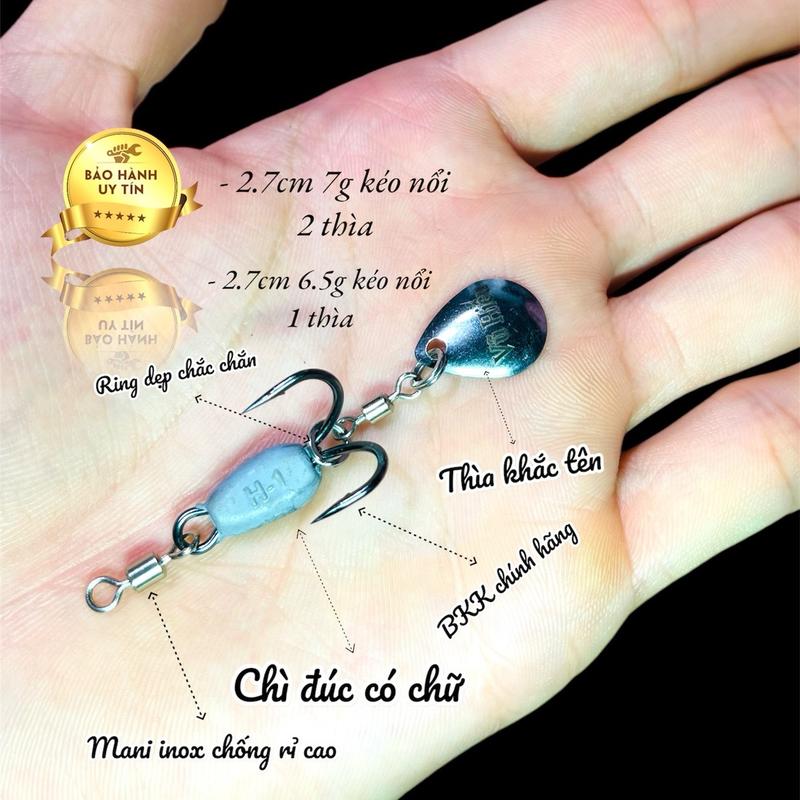 [ Vũ Hiếu ] Lưỡi nhái hơi H1 chì đúc BKK Thailan 2.7cm dành cho mồi hơi mini Câu Cá Đi Câu Bắt Cá Fishing Lure Fish