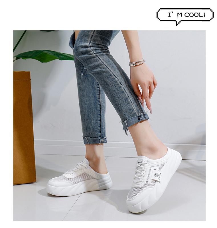 Product Introduction of Summer New Slip-on Sandals Women's Outer Wear Ins Fashion Platform Slippers Retro Casual Beach Kt2633 10