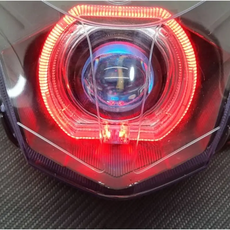 REFLEKTOR LAMPU DEPAN MIO SMAIL SEMI BILED SUPER TERANG LAMPU DEPAN BILED MIO NEW SMAIL ALA-ALA BILED 4