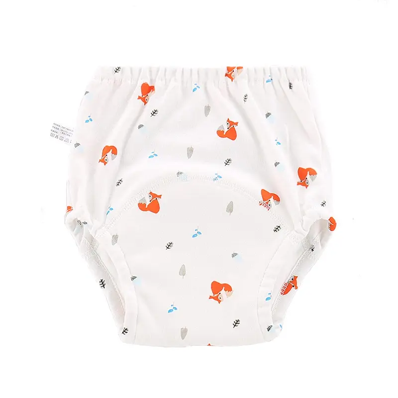 Leleoncare 6Layer Popok Celana Dalam Kain Cloth Diaper Clodi Toilet Training Pant Latihan Pipis Bayi Anak Baby 0