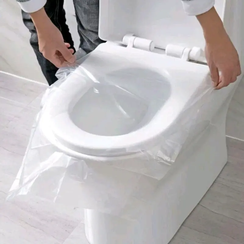 Alas Duduk Kloset Travel WC Umum Disposable Seat Cover Plastik Toilet Duduk 1