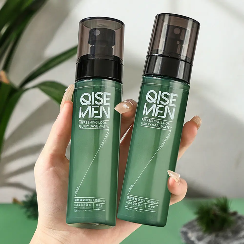 [Liquid] 2Pcs Qise Hair Fluffy Spray Water No-wash Long-lasting Natural Styling Spray Oil-Free Refreshing Volumizing Oil-Control Dry Hair 120ml