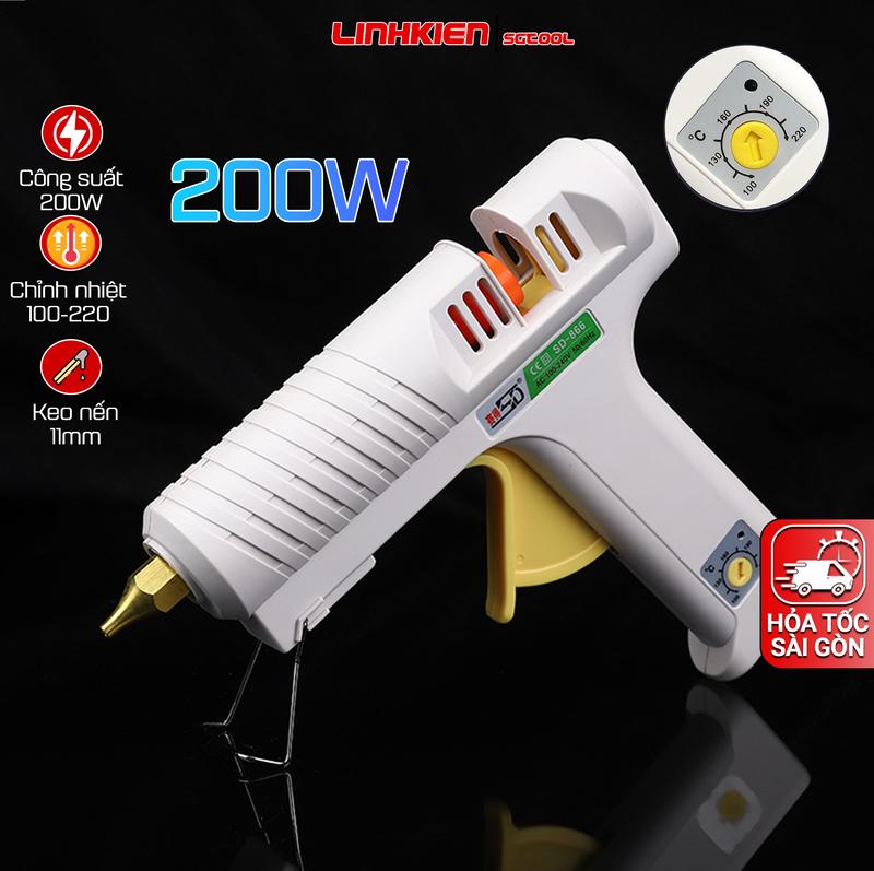   XƯỞNG  Máy Bắn Keo Nến Silicon 200W  Máy Bắn Keo Nến 200W 120W 60W Điều Chỉnh Nhiệt Độ Sửa Chữa Nhà Cửa 