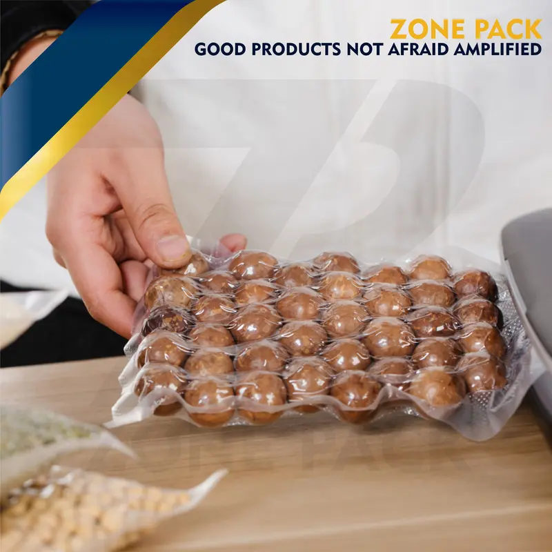 [100 PCS] Plastik Vacuum Sealer Embossed  I Plastik Vakum Makanan I Vacuum Embossed 5