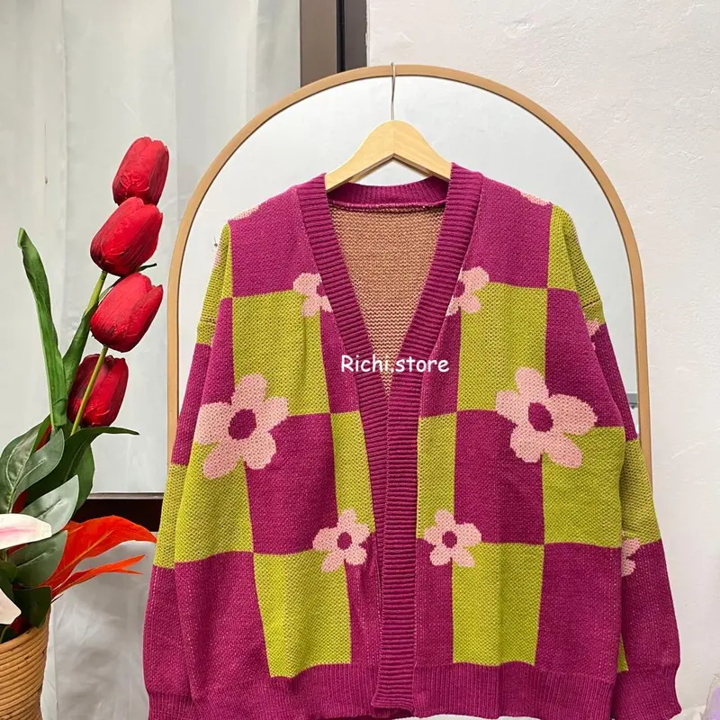 camelia outer rajut flowers terbaru 4