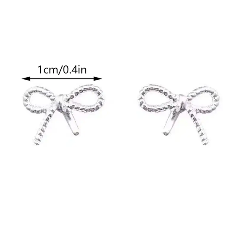 Hoa Tai Ngọt Ngào Hình Bướm, Hoa Tai Đinh tán Thắt Nơ Hợp Xu hướng Dành Cho Nữ, Thiết Kế Độc Đáo Cá Tính, Thích Hợp Cho Đám Cưới Và Quà Sinh Nhật 6