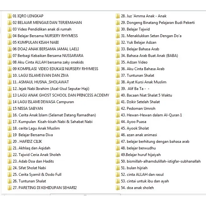 Flashdisk Edukasi Anak Muslim 32GB Video | Free OTG flash  disk Komputer Storage 1