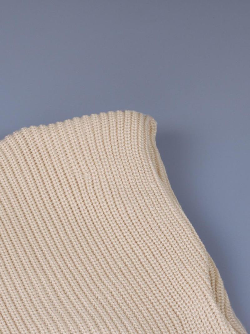 Product Introduction of Women's Plain Half High Neck Sweater, Casual Knit Pullover for Summer, Fashion Women's Knitwear for Daily Wear 8