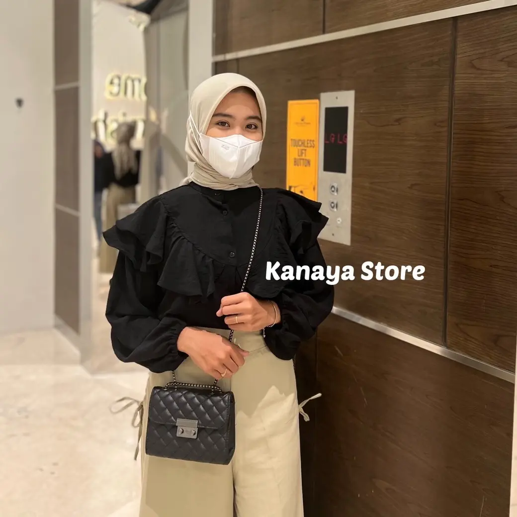 SABRINA BLOUSE|BLOUSE WANITA || ATASAN WANITA | KEMEJA CRINKLE| OPEN RESELLER Santai Polos
