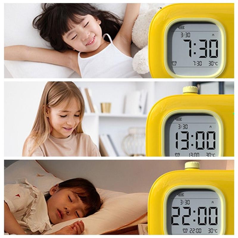 Đồng Hồ Nhắc Nhở, Cỡ Nhỏ Thiết Kế Sáng Tạo, Chất Liệu ABS, Đồng Hồ Kỹ Thuật Số Để Bàn Đơn Giản, Quản Lý Thời Gian, Hiển Thị Nhiệt Độ, Đồng Hồ Hẹn Giờ Đếm Ngược, Thích Hợp Sử Dụng Trên Bàn 4