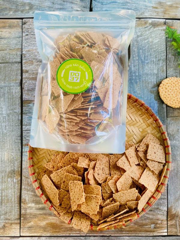Thanh lý lỗ bánh dừa nướng đặc sản Đà Nẵng bị vỡ do quá trình vận chuyển, ko vụn, bao thơm, ngon, giòn, gói 500g Snack Ăn Vặt