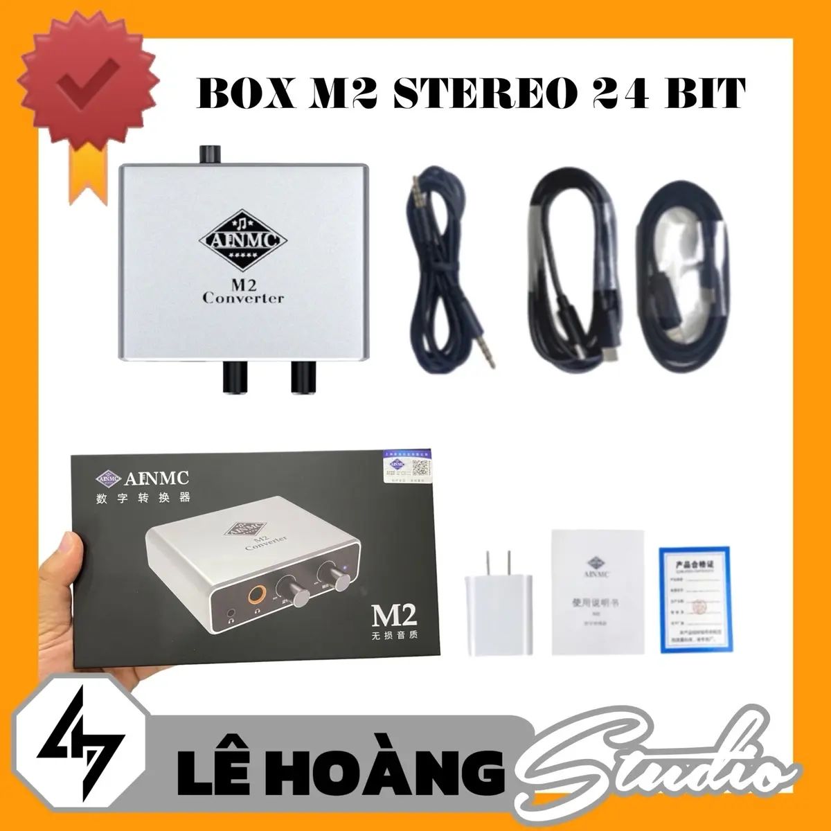 Box Live M2 Hỗ Trợ Thu Âm Hát Live Stereo 24Bit, Có PK Trò Chuyện, Live Sạc Cho Điện Thoại