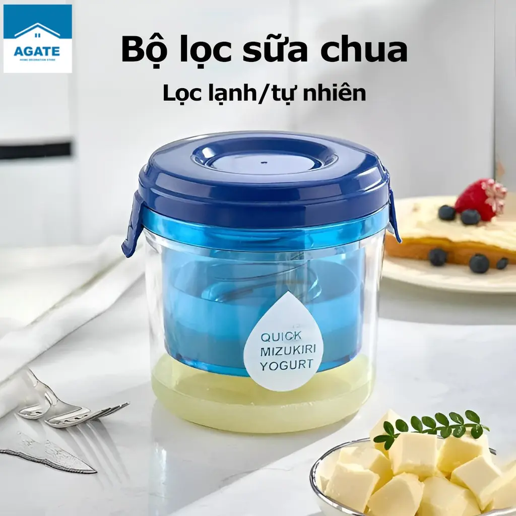 hộp lọc sữa chua,Lọc sữa chua Hy Lạp siêu nhanh,làm sữa chua nấm kefir cực dẻo,chua dẻo tách nước đạm Whey siêu nhanh
