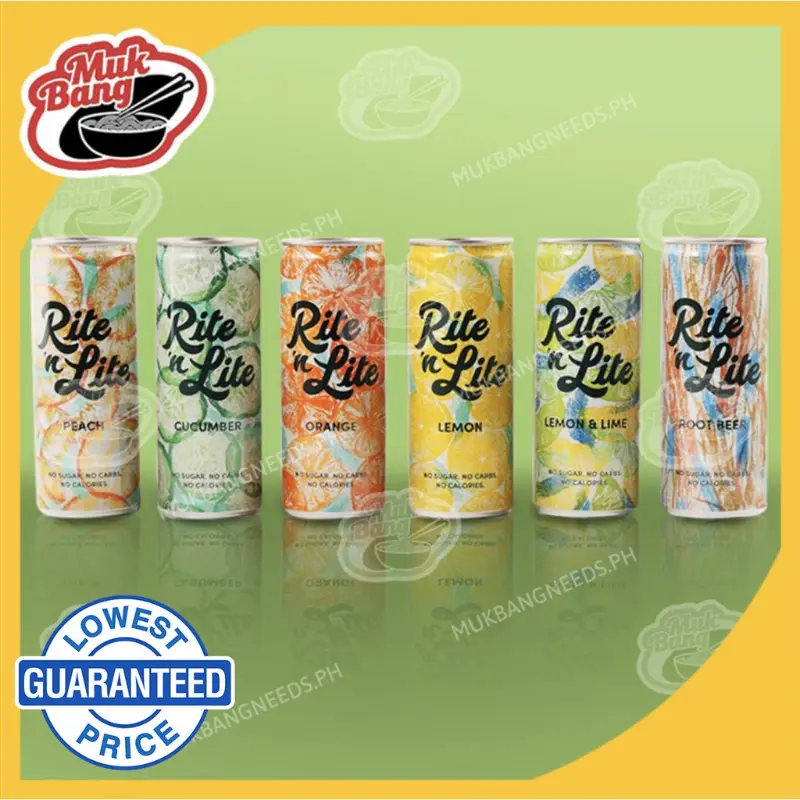 Rite N Lite (guilt-free Soda - Root Beer, Lemon, Lemon-lime, Cucumber ...