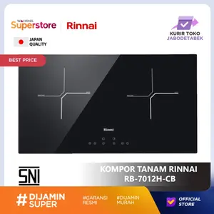 RINNAI Kompor Listrik 2 Tungku - RB7012HCB | RB-7012H-CB
