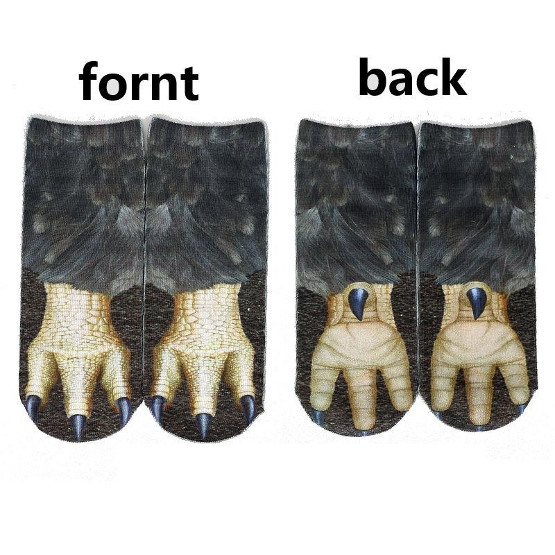 Product Introduction of Firstrich-TikTok Animal Feet Socks Trotter 3D Printing Creative Parent-Child Long Men's and Women's Tiger Children Cat's Paw Dog's Paw Chicken Feet 12