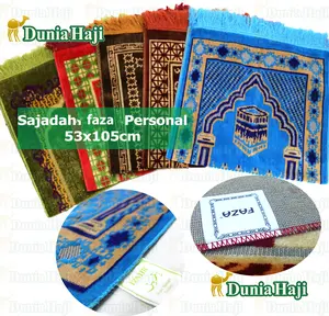 Sajadah Personal 53x105cm Bulu Medium Faza Turkey Turkiye Bludru Ukuran Tanggung
