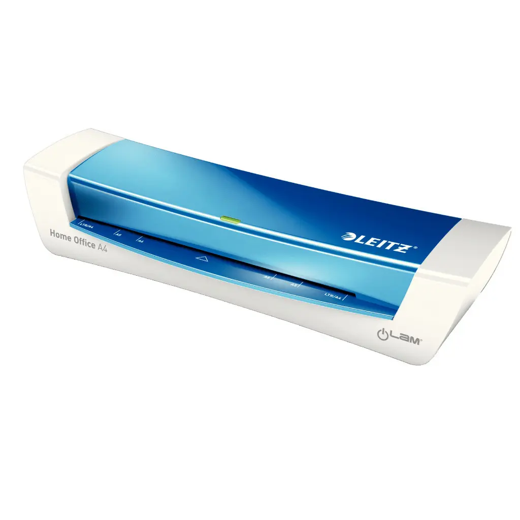 Leitz iLAM Home Office A4 Laminator. 3min Warm-Up Time. Auto Shut-Off Feature. For 80 to 125 Microns. 2 Year Warranty