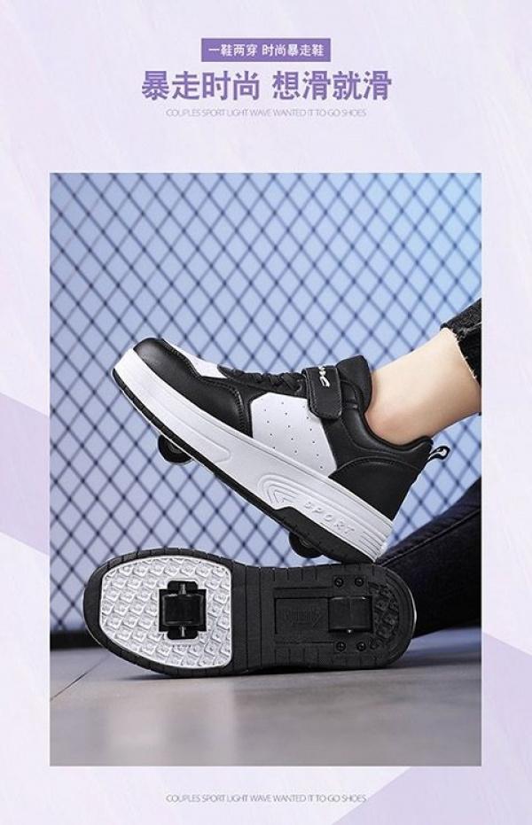 Product Introduction of Giày Heelys Trẻ Em, Bánh Đôi, Dành Cho Bé Gái Từ 8 Đến 15 Tuổi, Phiên Bản Sinh Viên, Giày Con Lăn Không Sáng, Giá Rẻ, 9,9 Nhân Dân Tệ, Có Sẵn Năm 2025 4