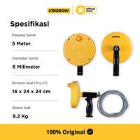 Gambar Krisbow Drain Cleaner 6mmx5m Drum Auger - Kuning dari Krisbow Official ID Kab. Bekasi 2 Tokopedia
