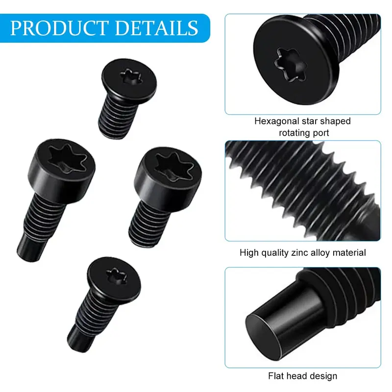 Ring Doorbell Screws Replacement Security Screws, Spare Screws for Ring Doorbells Accessories Compatible with Video Door Bell Smart Doorbell 6