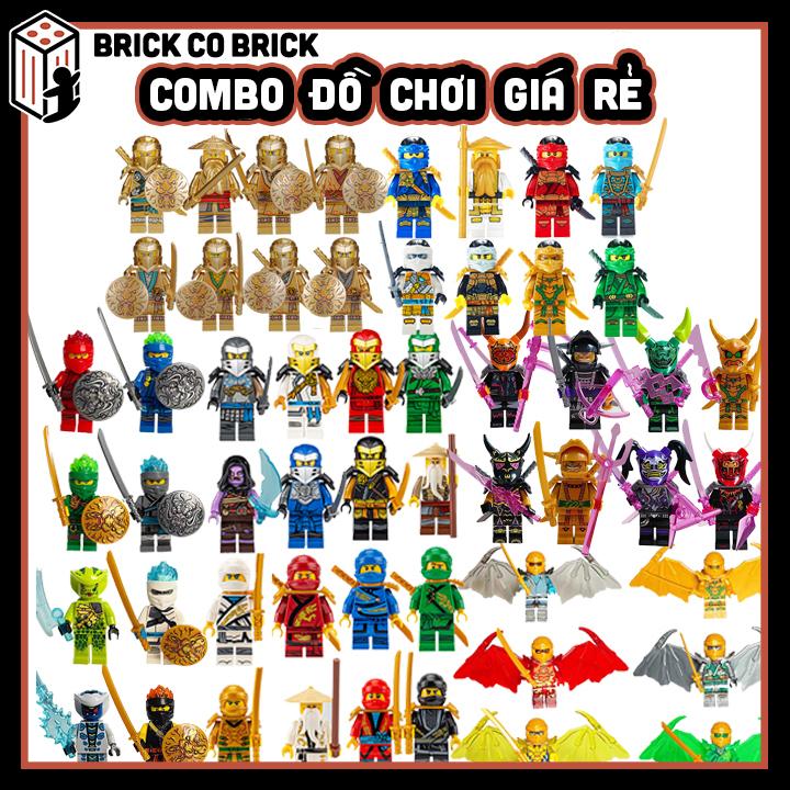 Ninja Mô hình Đồ chơi Lắp ráp Nhân vật Ninja làng lá Samurai Kai Zane Combo GR009-GR0015