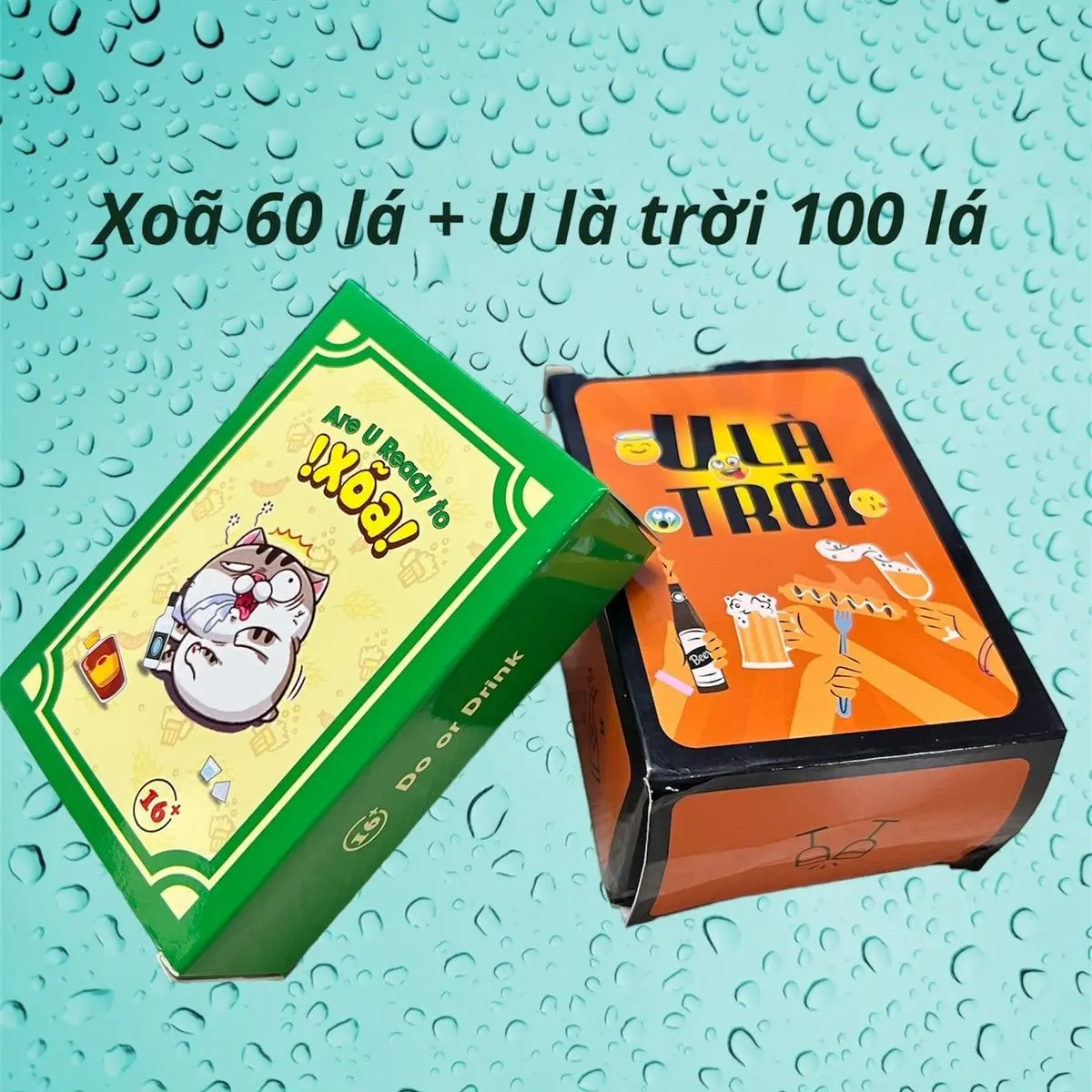 MỚI - Combo Drinking Game Xoã và U là trời boardgame hài hước vui nhộn cho nhóm bạn Bộ Bài Thẻ Bài Cards