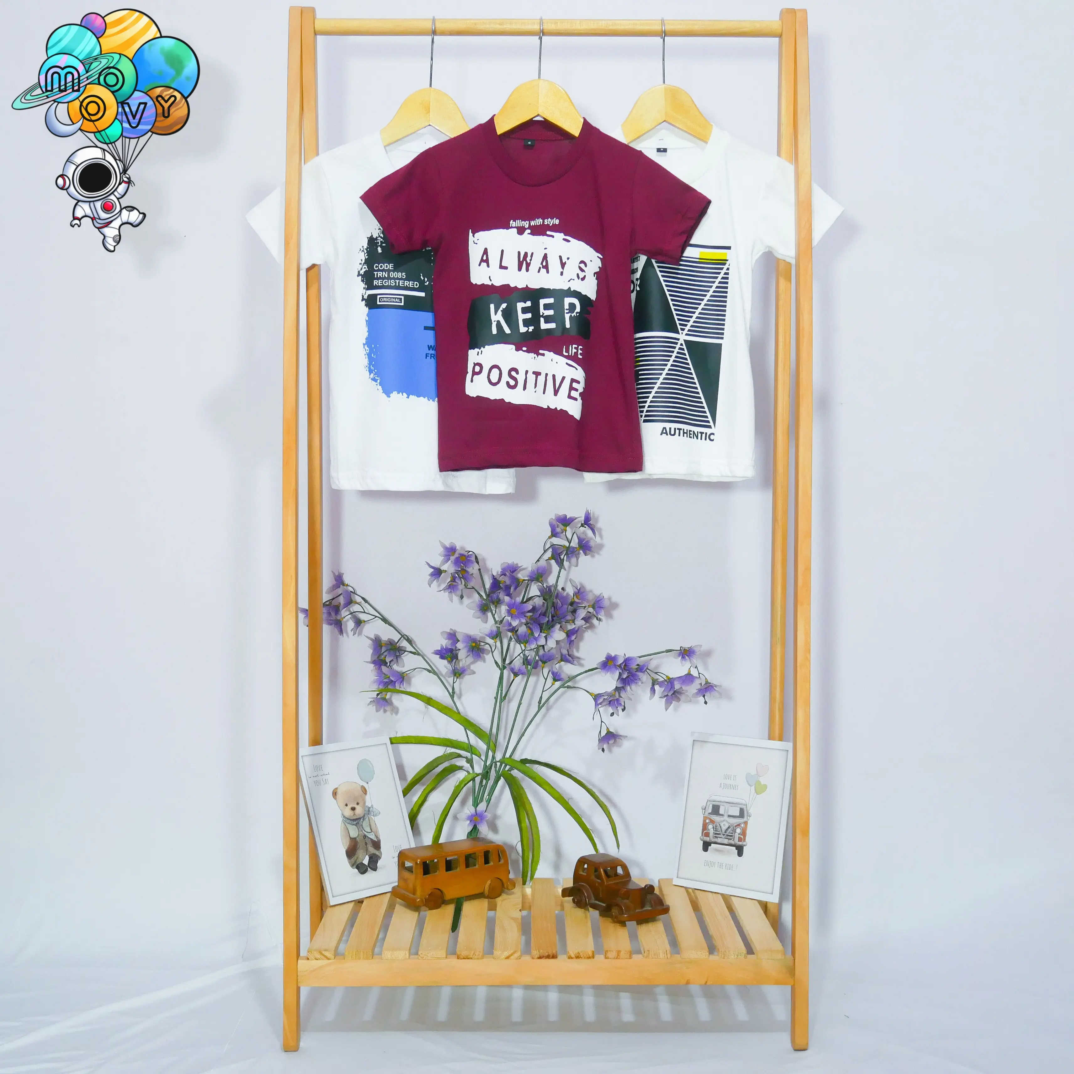 Kaos Anak Usia 1 - 8 Tahun Motif Distro Anak Bahan Cotton Combed 30S Sablon Plastisol