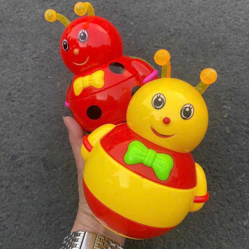 Đồ chơi con lật đật có đèn có nhạc phát triển kỉ năng cho bé Toy