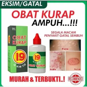 [ BPOM ] Obat Kurap 19 Cair - Obat Cair Panu Kadas Kurap Panu Kudis Jamur Kutu Air