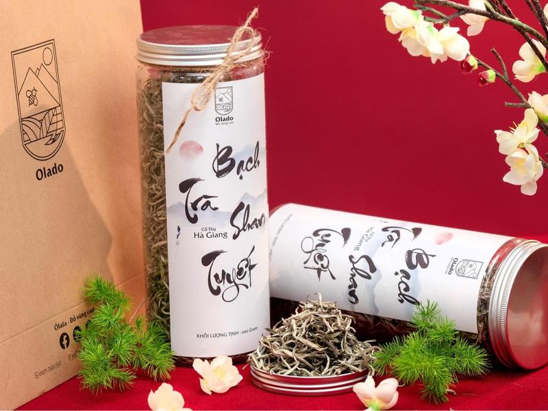 Bạch Trà Shan Tuyết 200gram Chè Nước Trà Tea