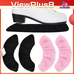 2Pcs Bladeguard Blade Guard Cover Kain Pelindung Pisau Sepatu Es Ice Skating Figure Skate Hockey Polos