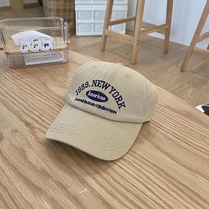 Product Introduction of Men And Woman's Baseball Caps Adjustable Casual Embroidered 1989 New York American Cotton Sun Hats Unisex Solid Color Visor Hats 23
