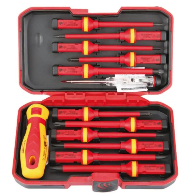 Insulated Screwdriver Set, High Voltage Electrician Screwdriver Set, Multifunctional Screwdriver Set for Home & Office